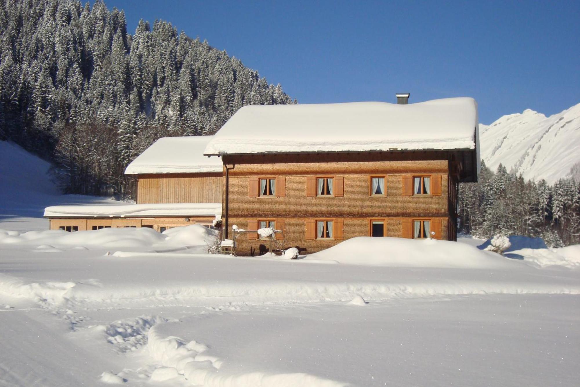 Ferienbauernhof Oberhauser Schoppernau Exterior foto